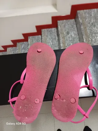 Sandali infradito donna rosa taglia 40