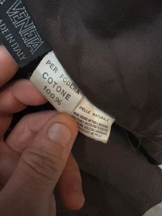 Giacca uomo vera pelle vintage