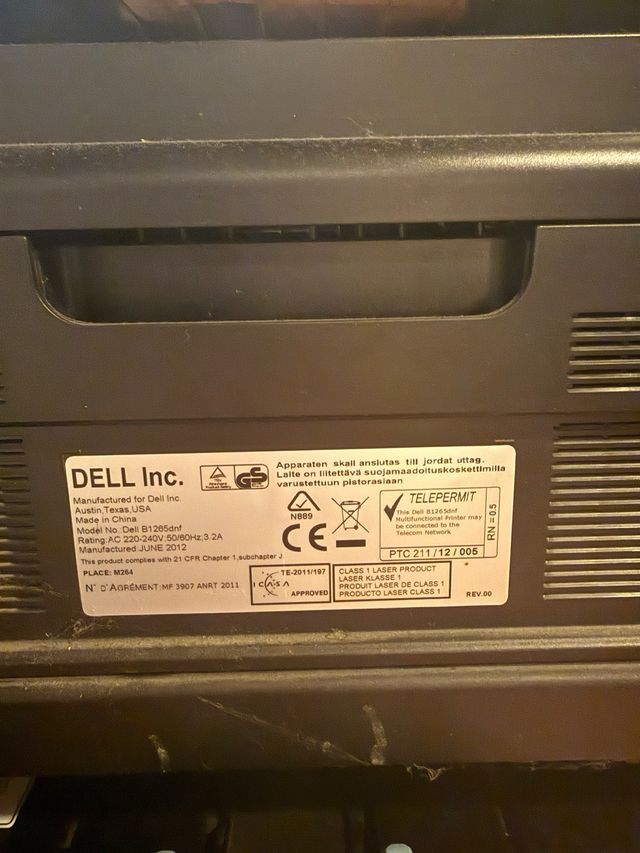 Impresora Multifunción Dell B1265dnf