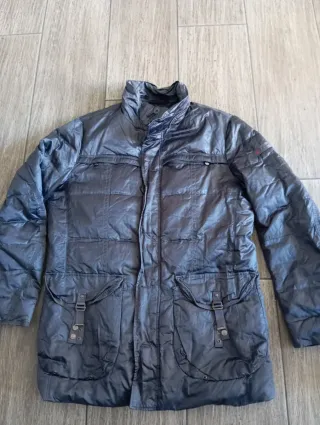 Chaqueta gris hombre