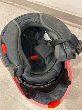 Casco Moto Rosa Talla L