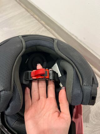 Casco Moto Rosa Talla L