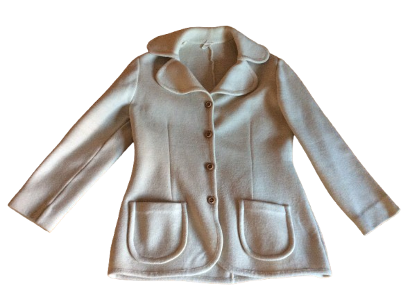 Abrigo trenca beige vintage