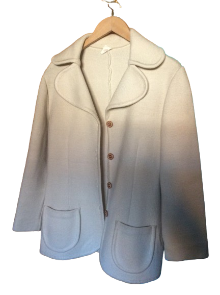 Abrigo trenca beige vintage