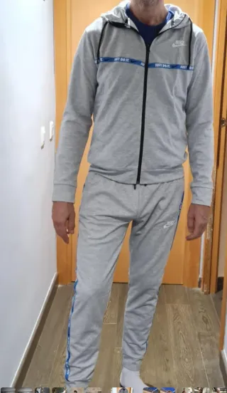 Chándal Nike Gris y Azul