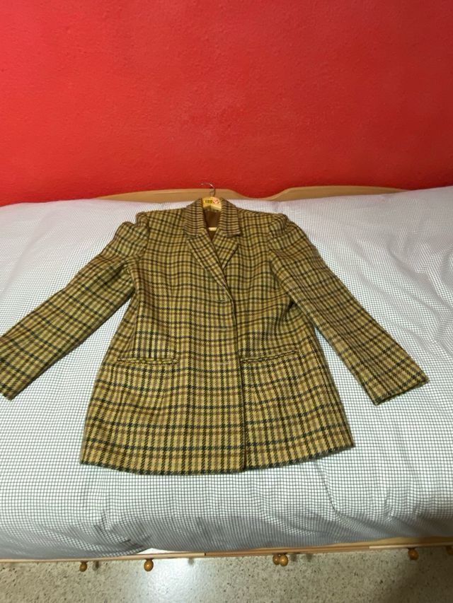Chaqueta Cuadros Mujer Talla XL 42