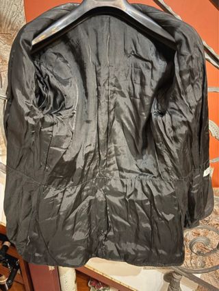 Giacca/trench vera pelle vintage donna