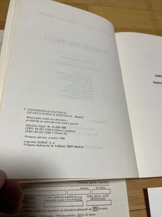 Libros Derecho Político I y II “ UNED”