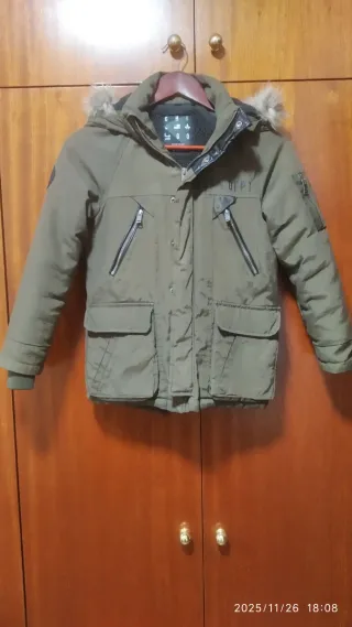 Anorak IKKS unisex niño/niña verde