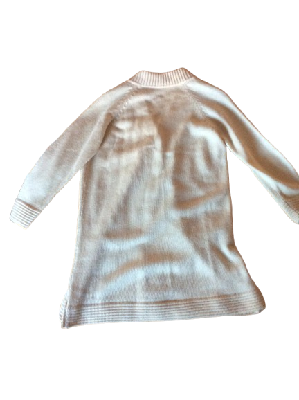 Cárdigan largo beige