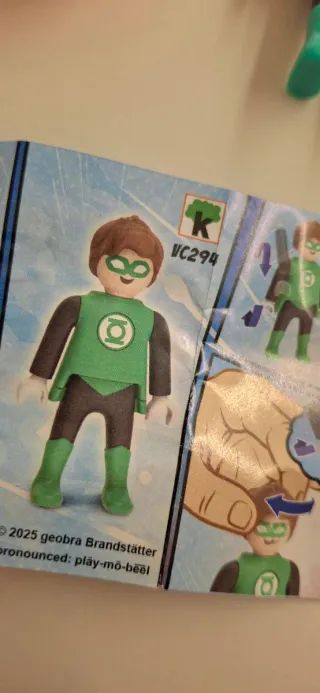 Sorpresa Kinder Playmobil Green Lantern