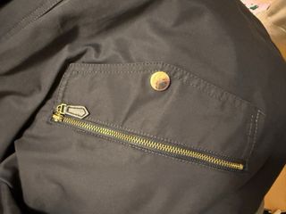 Parka Mango Azul Marino Talla S/M