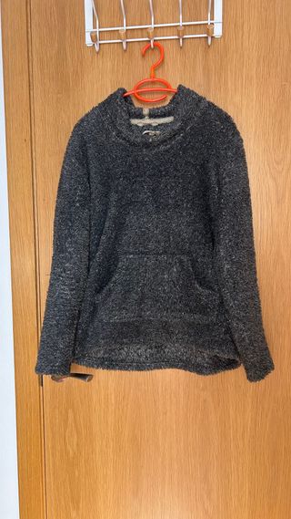 Sudadera pelo gris UNISEX