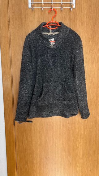 Sudadera pelo gris UNISEX