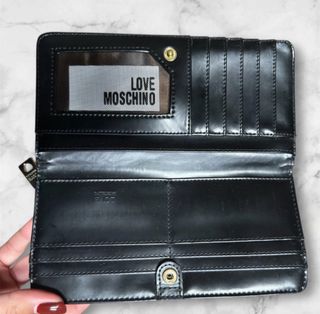 Portafoglio Love Moschino Nero