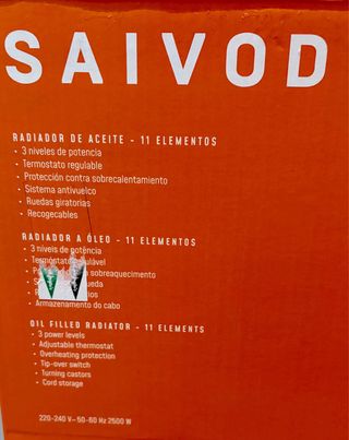 Radiador de Aceite El Corte Inglés Nuevo con caja