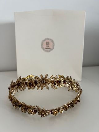 Tiara Novia Hecha a Mano