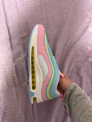 Zapatillas deportivas multicolor y rosa