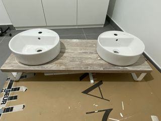 Lavabo doble Roca The Gap