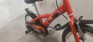 Bicicleta Infantil 12 Disney Cars Roja