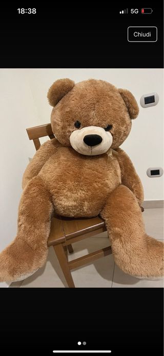 Pupazzo Orso Gigante Nuovo
