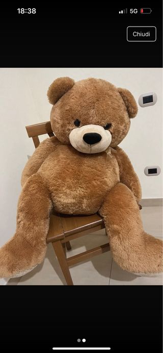 Pupazzo Orso Gigante Nuovo