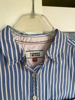 Tommy Hilfiger Camicia a Righe Blu/Bianco Tg S