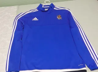 Sudadera Adidas Azul con Escudo