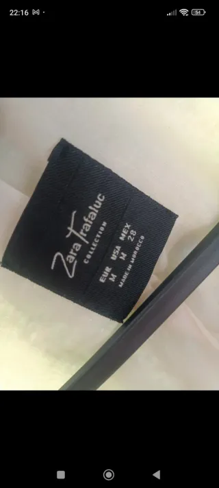 Chaqueta Zara verde y amarilla