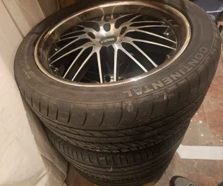 Juego de 4 llantas Aluminio con neumáticos