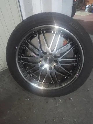 Juego de 4 llantas Aluminio con neumáticos