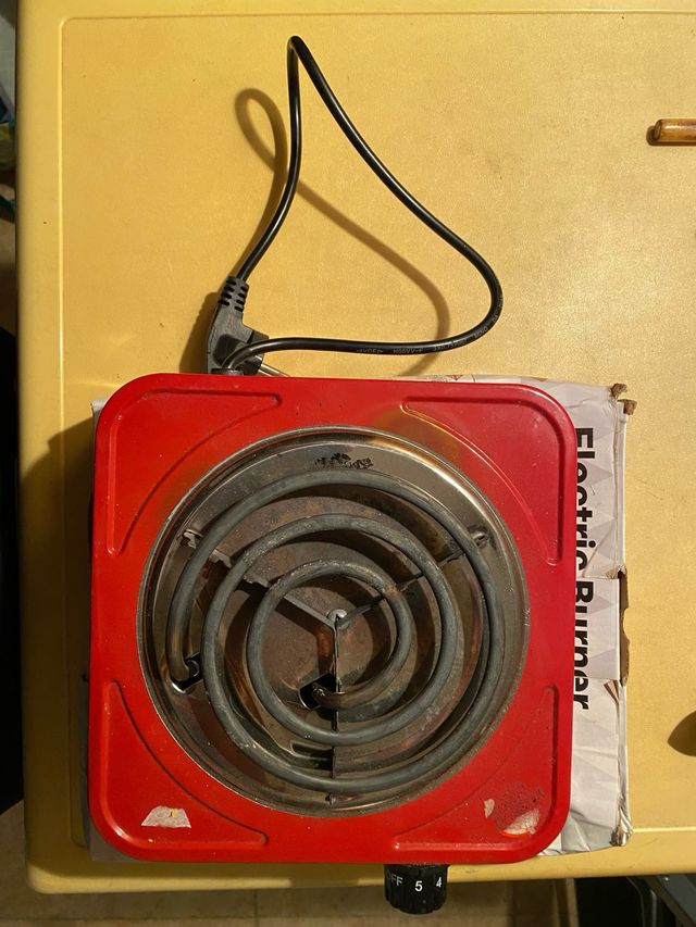 Hornilla Eléctrica Roja