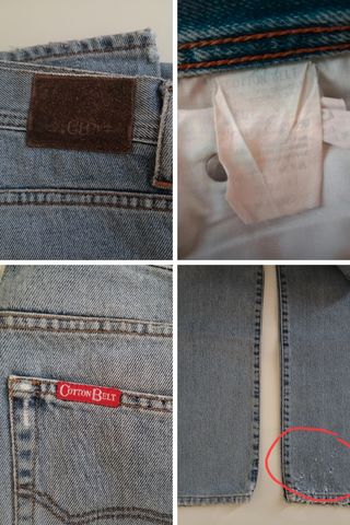 Jeans Cotton Belt Uomo Taglia 48
