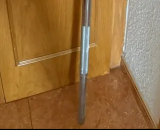 Barra de pesas cromada