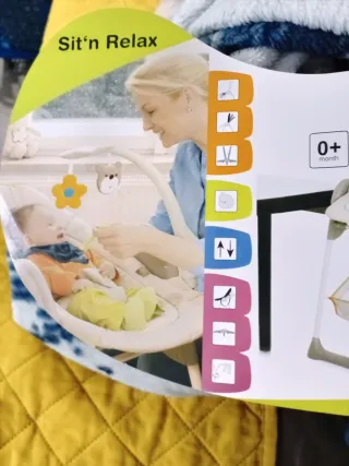 Hamaca Hauck 2 en 1 (Trona)