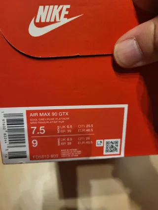 Nike Air Max 90 Gore-Tex Talla 40.5