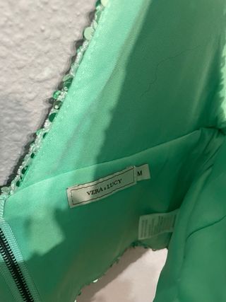 Top lentejuelas menta