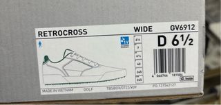 Zapatos Golf Adidas Retrocross Blanco/Verde Talla