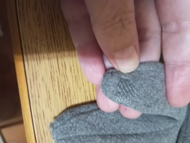 Guanti grigi con fodera in pelliccia