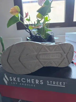 Zapatillas Skechers niño negras y grises