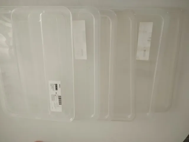6 Tapas Cajas Samla IKEA Transparentes