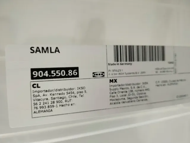 6 Tapas Cajas Samla IKEA Transparentes