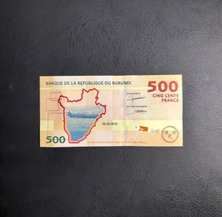 🇧🇮 Billete 500 Francos Burundi