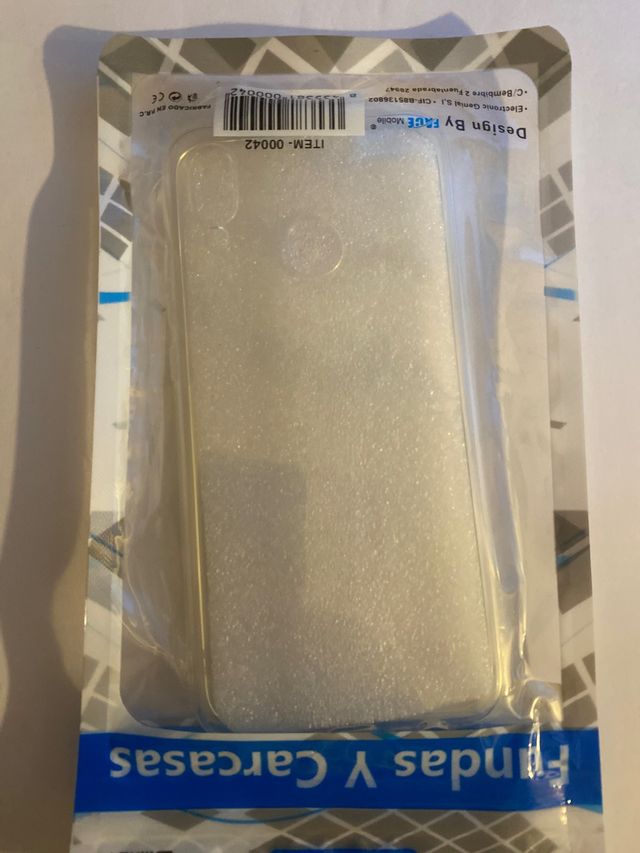 Funda Huawei P20 lite Transparente.