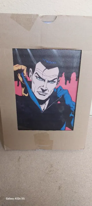 Diabolik poster a targa in alluminio