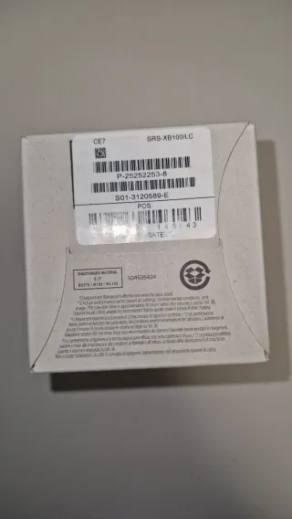 Sony XB100 Speaker Bluetooth Azzurro