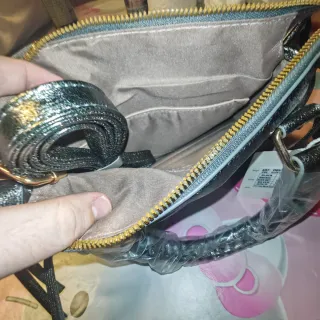 Bolso gris plata