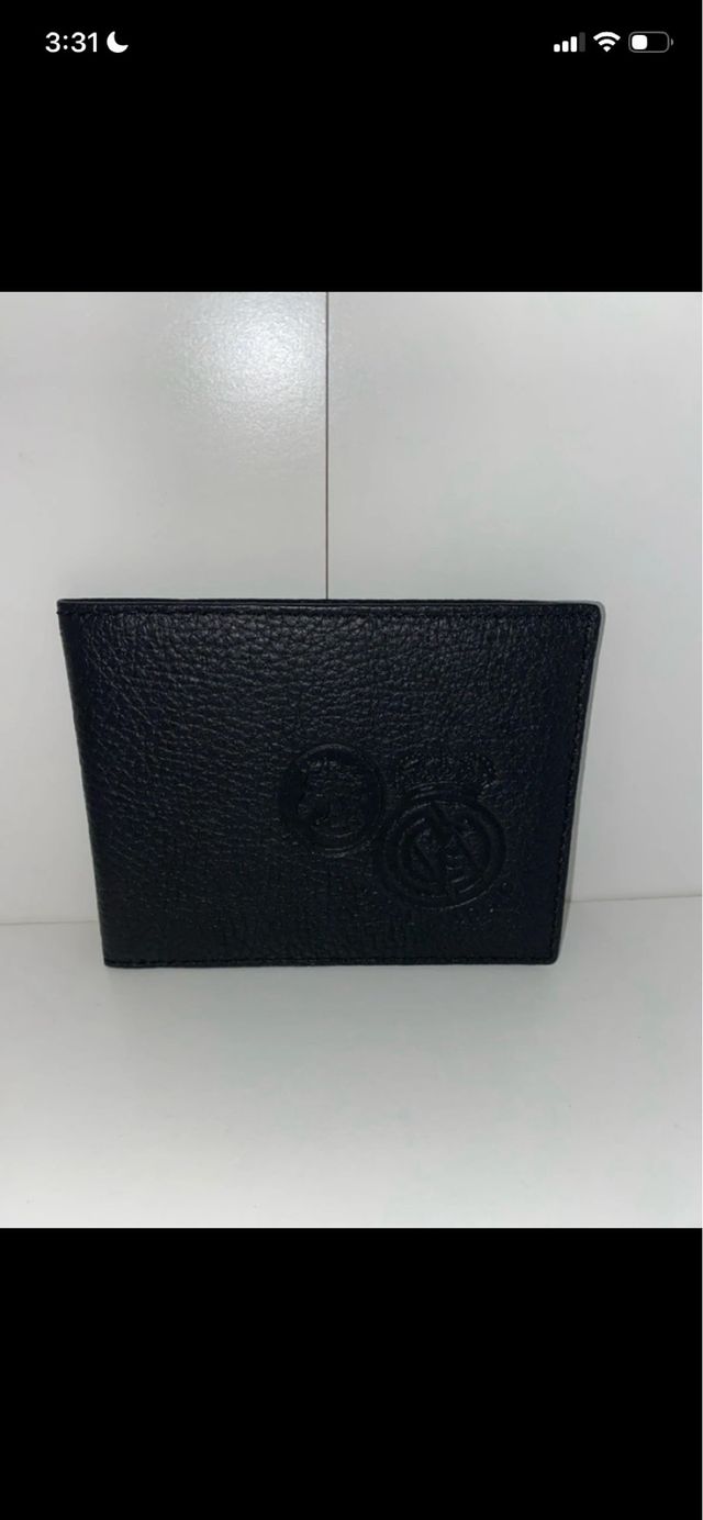 Cartera Real Madrid Negra
