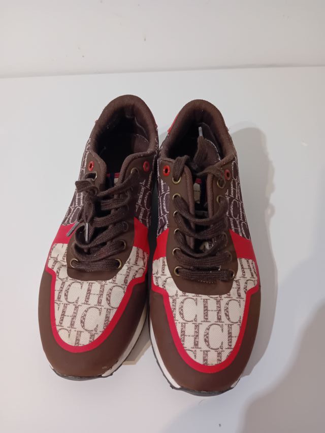 Sneakers Carolina Herrera CH Beige/Marrone