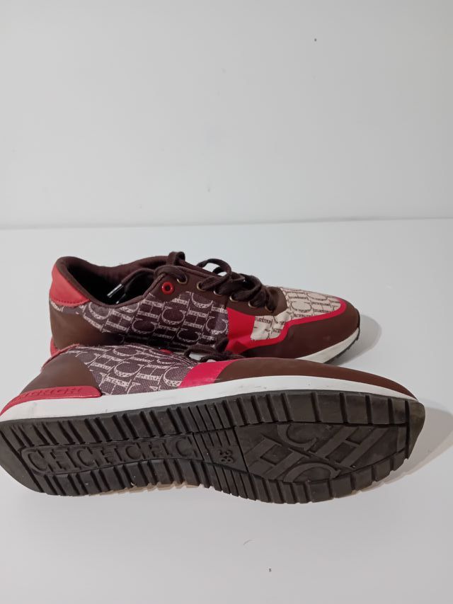 Sneakers Carolina Herrera CH Beige/Marrone